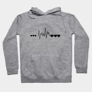 The Heart Beats With Love Hoodie